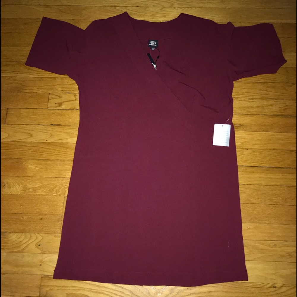 Faux wrap dress